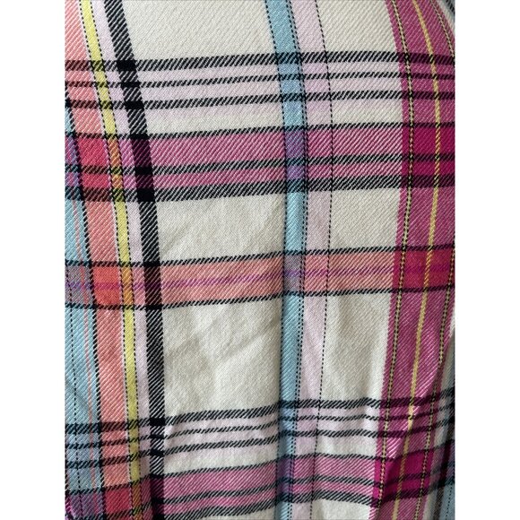 Lane Bryant Womens Top 18/20 Flannel Plaid Blouse Cozy Fall - Picture 4 of 6